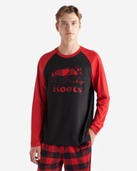 Mens Cooper Plaid Raglan Long Sleeve T-Shirt