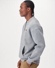 Beavermark Ribbed Collar Quarter Zip