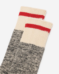 Adult Classic Cotton Cabin Sock 2 Pack