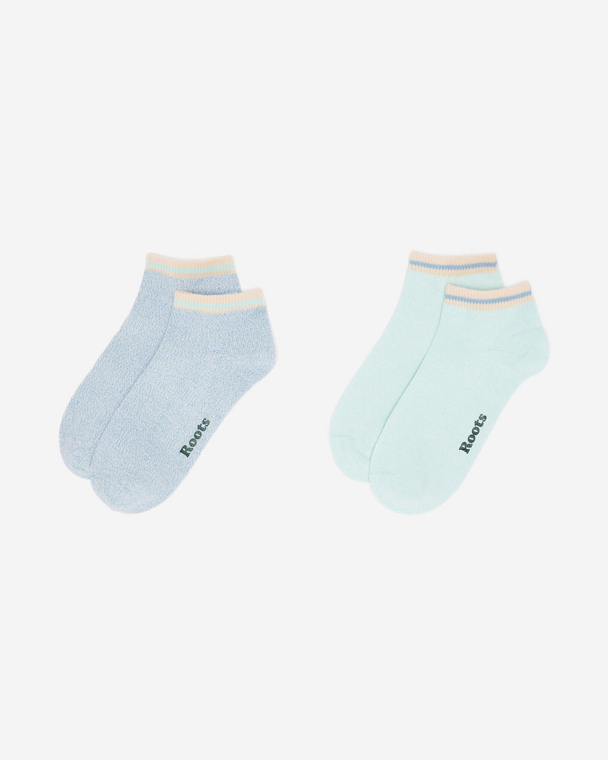 Adult Cotton Cabin Ped Sock 2 Pack