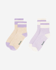 Adult Cotton Cabin Ankle Sock 2 Pack