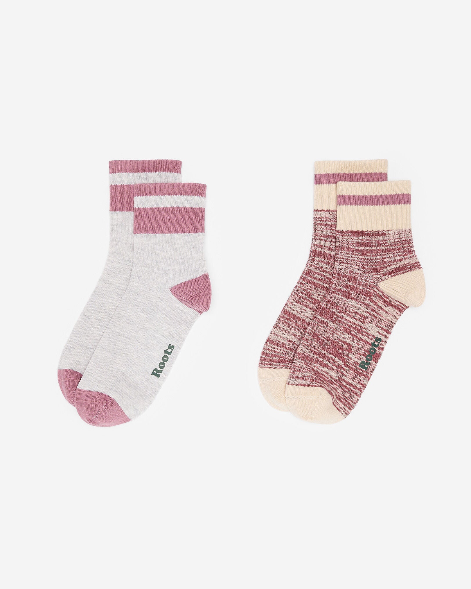 Adult Cotton Cabin Ankle Sock 2 Pack