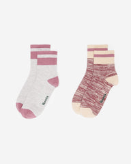 Adult Cotton Cabin Ankle Sock 2 Pack