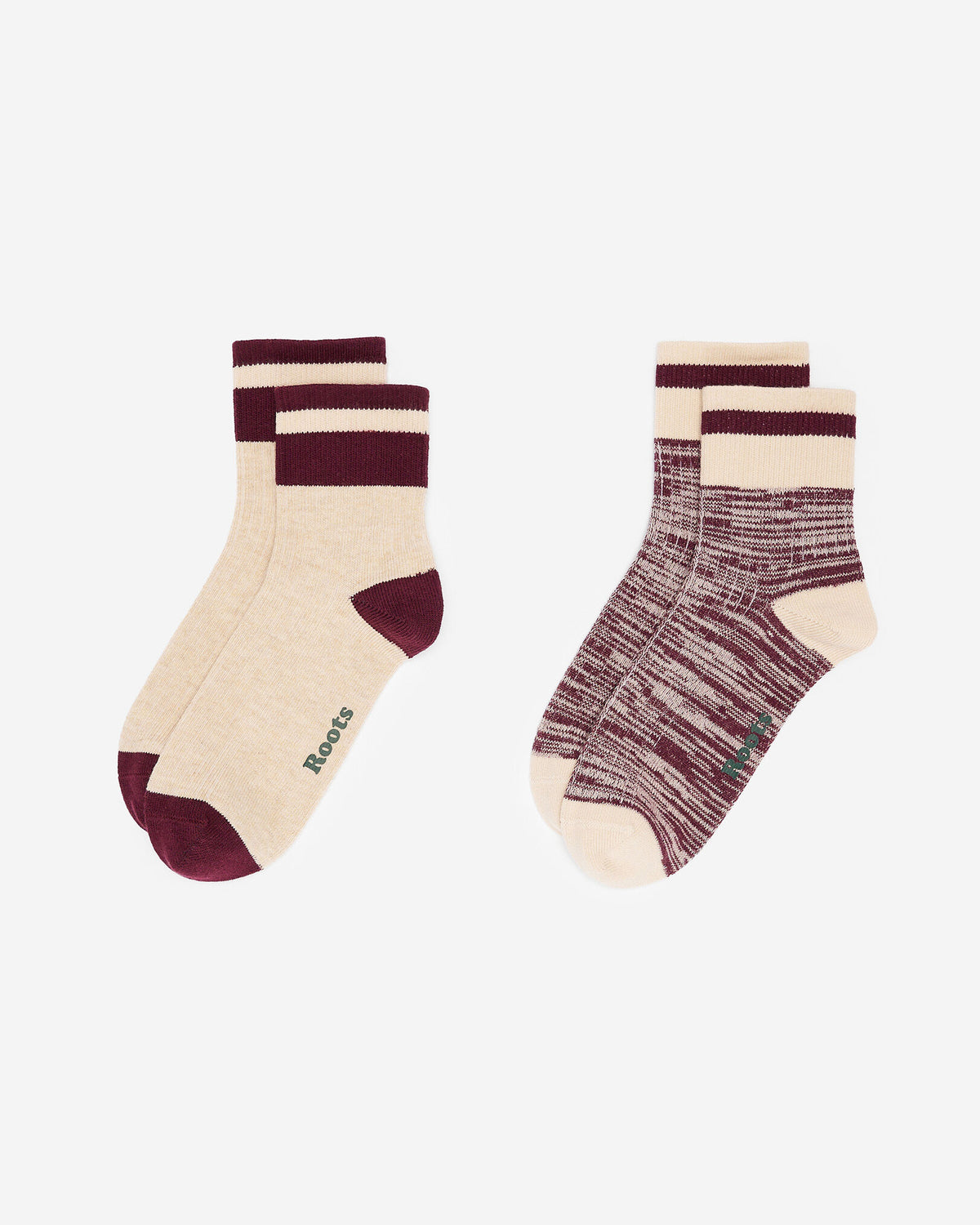 Adult Cotton Cabin Ankle Sock 2 Pack