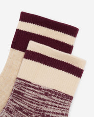 Adult Cotton Cabin Ankle Sock 2 Pack