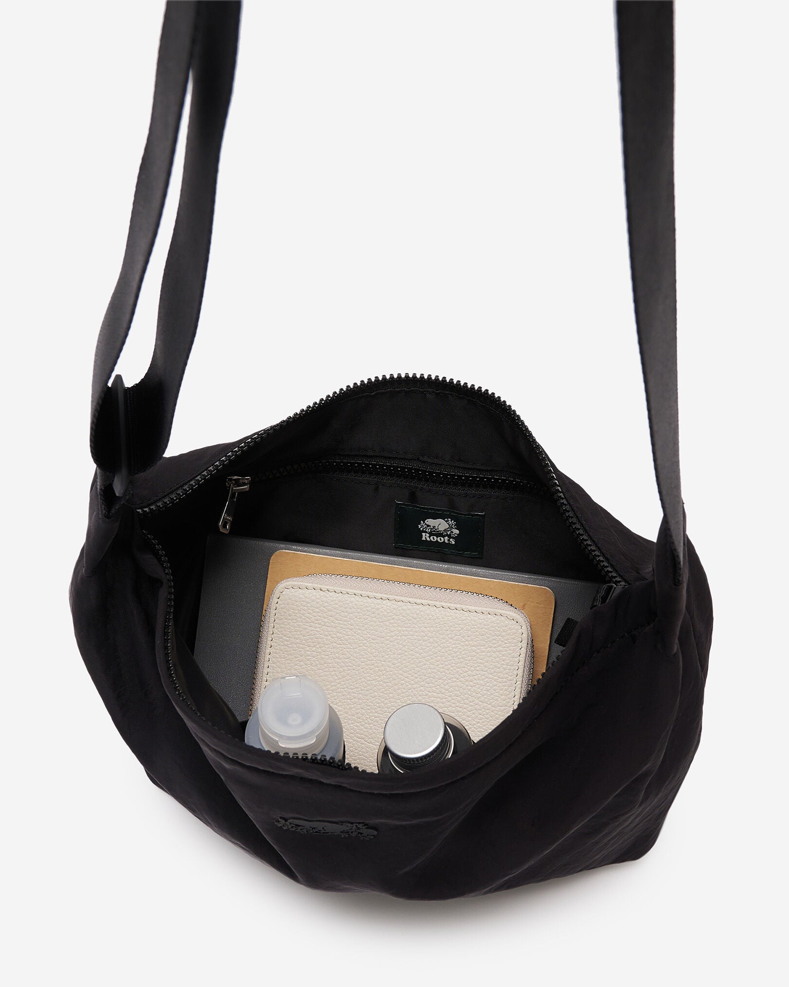 Nylon Medium Crescent Bag