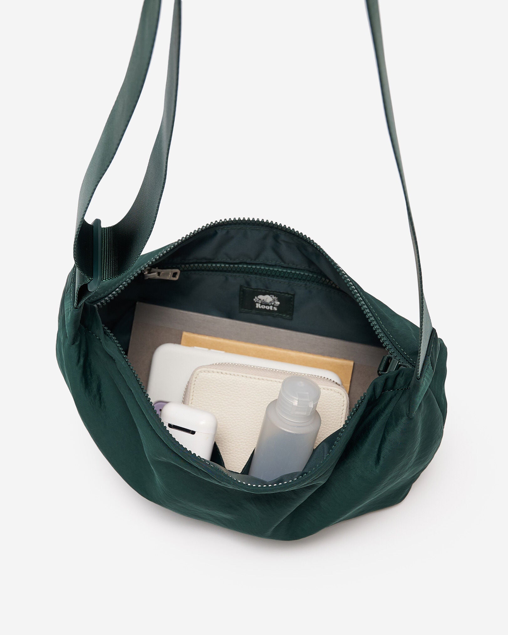 Nylon Medium Crescent Bag