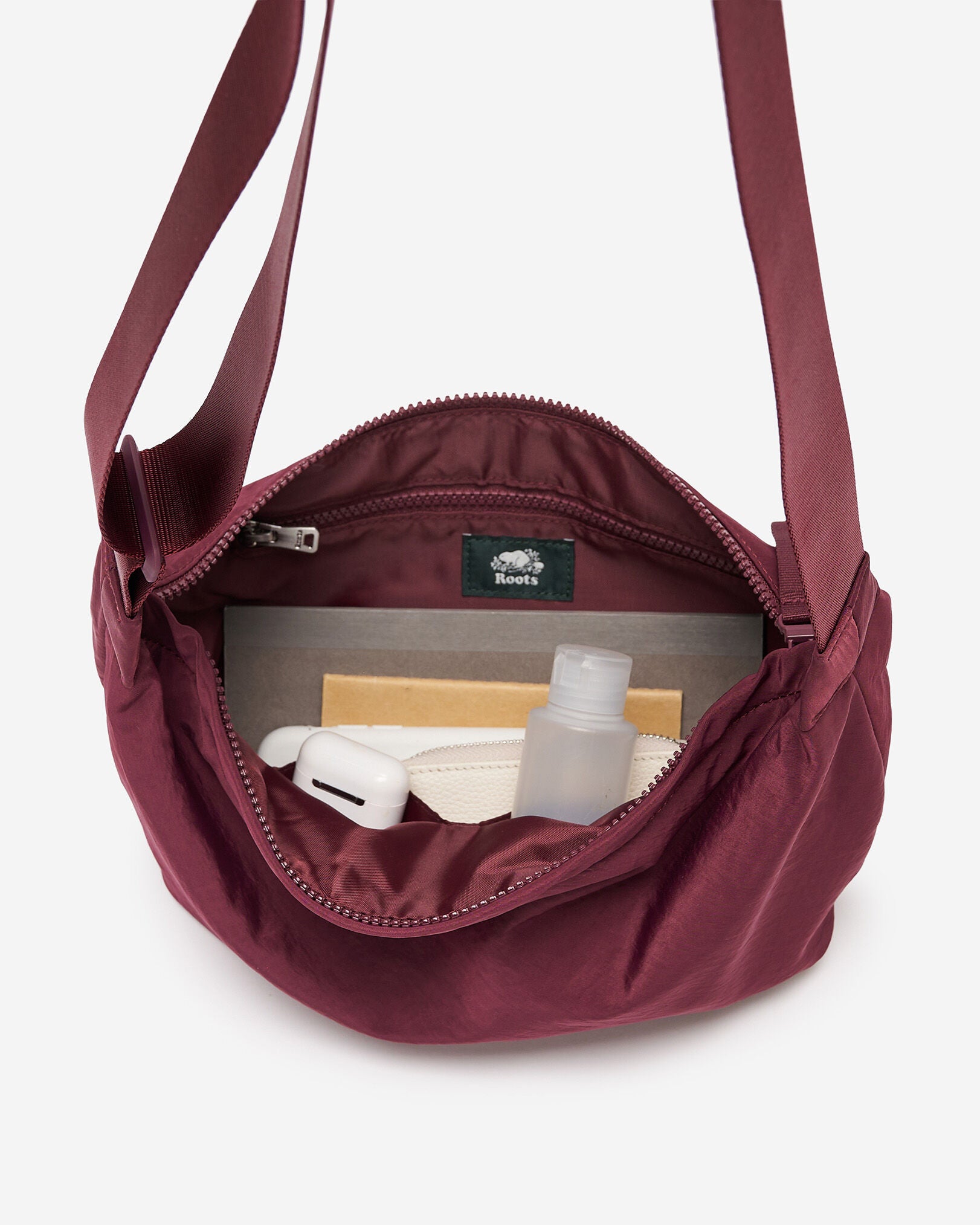 Nylon Medium Crescent Bag