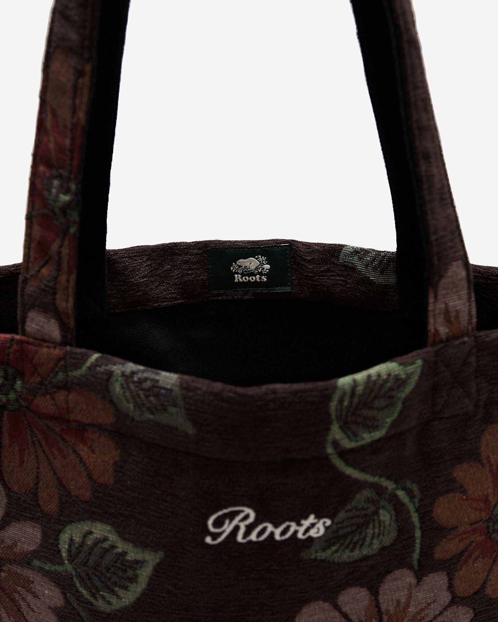 Floral Jacquard Tote