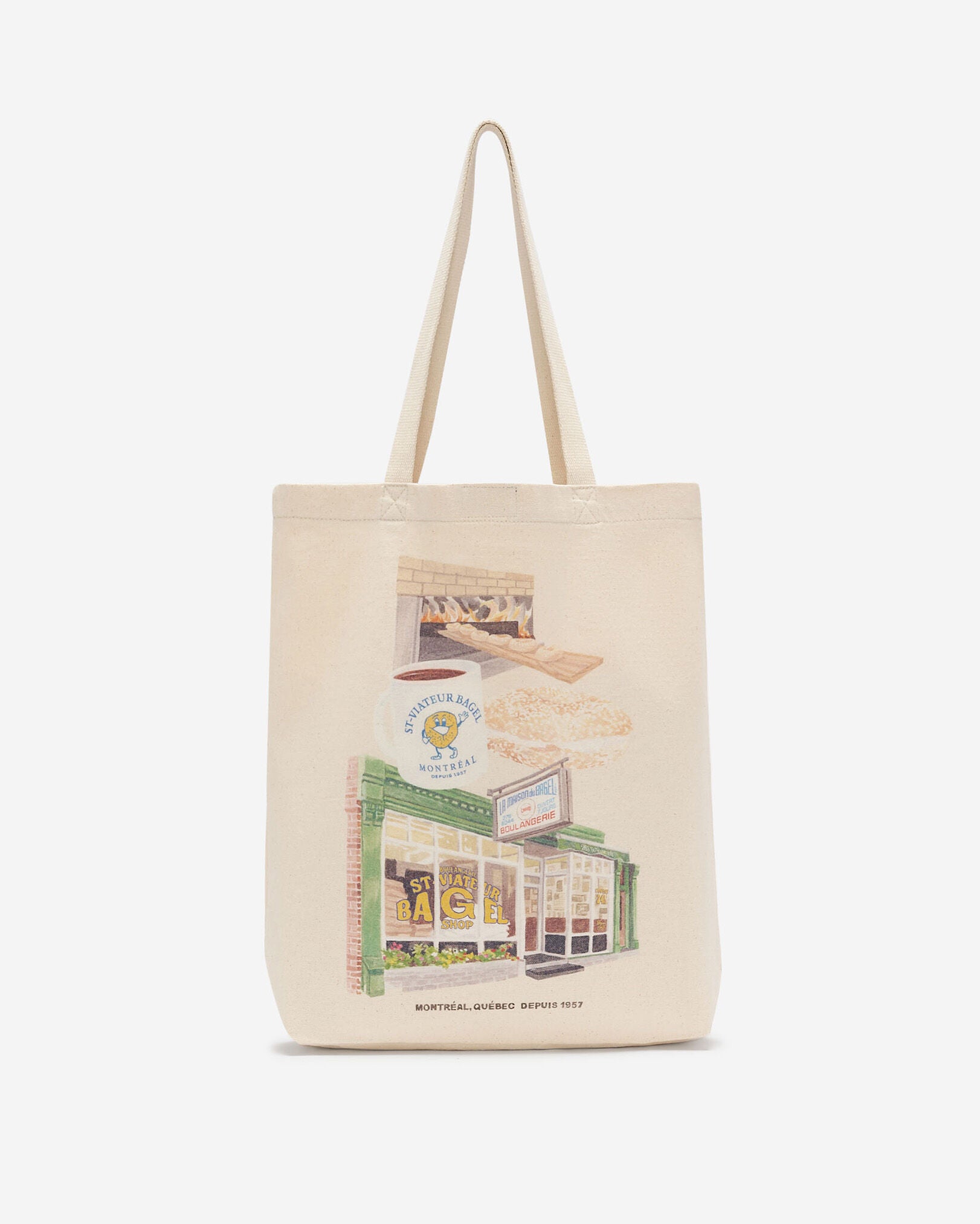 Roots X St-Viateur Tote