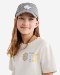 Kids Maple Leaf Fleece Baseball Cap