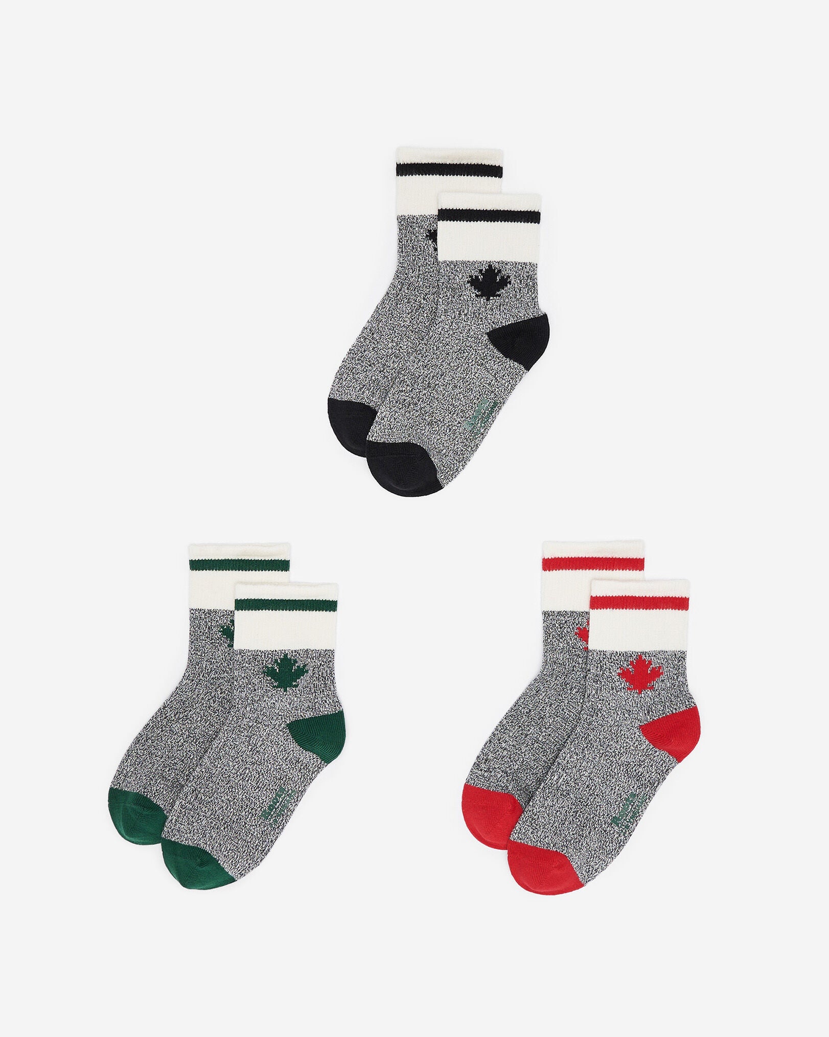 Kids Cabin Maple Sock 3 Pack