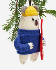 Snowboard Bear Ornament
