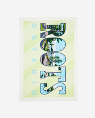Greetings From ON Tea Towel