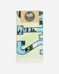 Greetings From ON Tea Towel