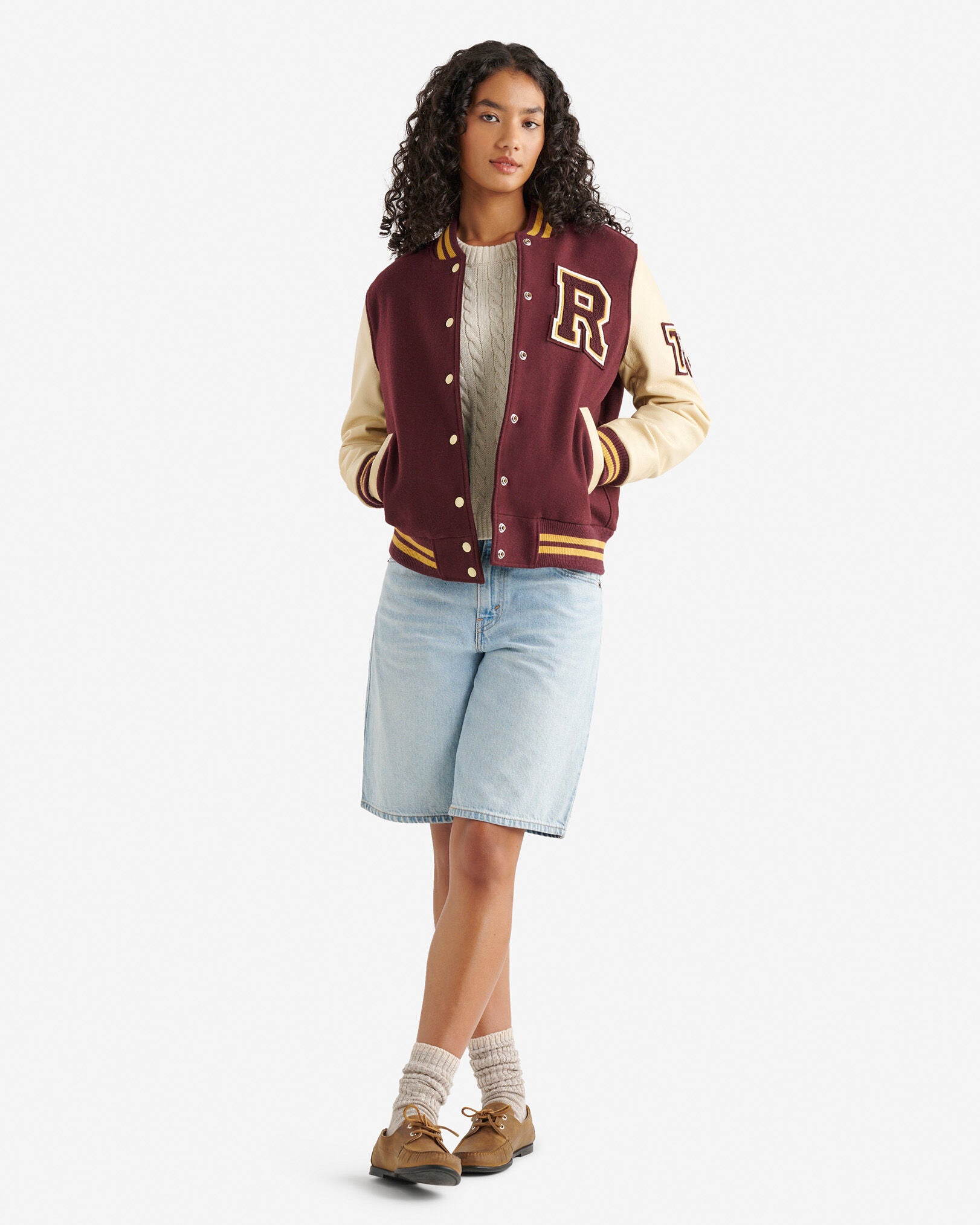 Womens Vintage Varsity Jacket