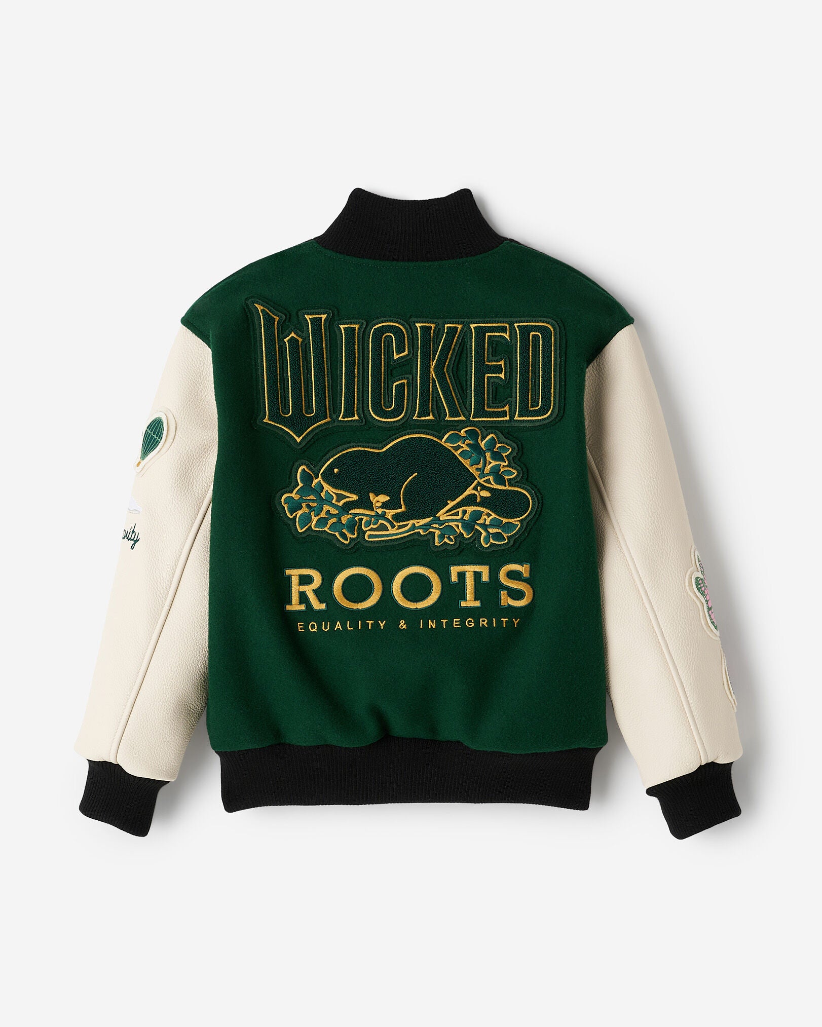 Kids Roots X Wicked Varsity Jacket