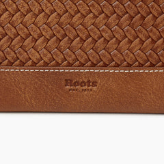 Zip Around Clutch Woven