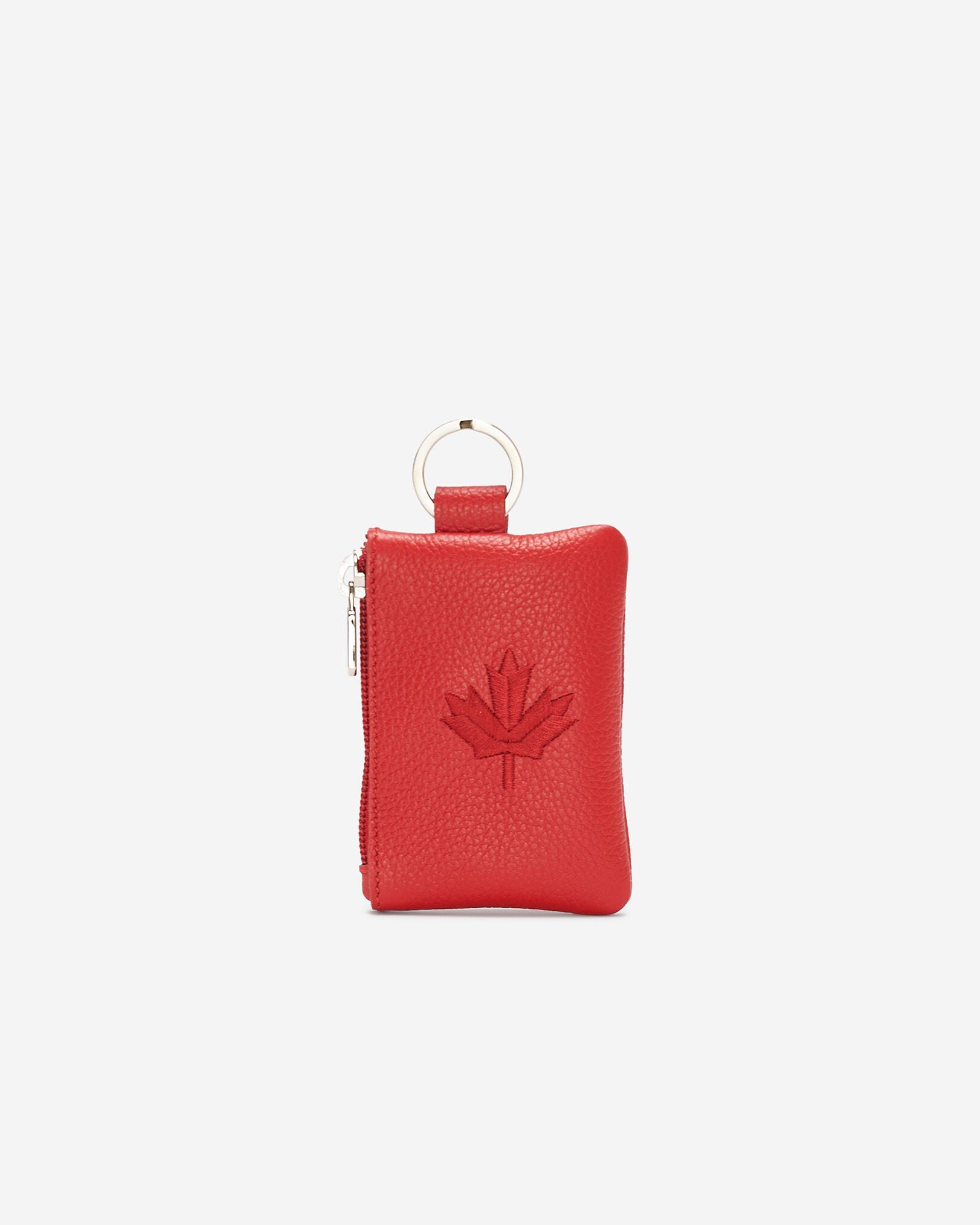 Maple Leaf Top Zip Pouch Cervino